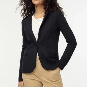 J Crew Factory Sweater Schoolboy Blazer
